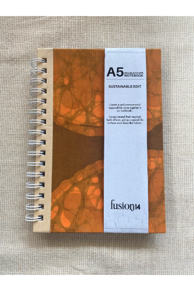 Batik Notebook - Tangerine